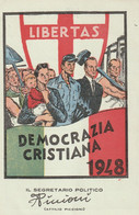 Tessera - DEMOCRAZIA CRISTIANA  1948 - Lidmaatschapskaarten