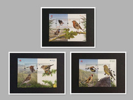 Portugal 2019 EUROPA Birds Complete 3 Miniature Sheets MNH - Ongebruikt
