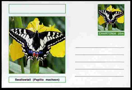 Chartonia (Fantasy) Butterflies - Swallowtail (Papilio Machaon) Postal Stationery Card Unused And Fine - Papillons