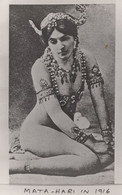 Mata Hari French Risque Belly Dancer In 1916 WW1 Postcard - Pin-Ups