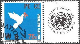 United Nations UNO UN Vereinte Nationen New York 2006 Peace War Krieg Frieden Michel No. 1019 Used Cancelled Oblitéré - Used Stamps