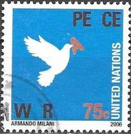 United Nations UNO UN Vereinte Nationen New York 2006 Peace War Krieg Frieden Michel No. 1019 Used Cancelled Oblitéré - Used Stamps