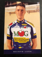 Luca Scinto -  MG Technogym - 1996 - Carte / Card - Cyclists - Cyclisme - Ciclismo -wielrennen - Cyclisme