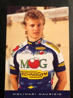 Maurizio Molinari -  MG Technogym - 1996 - Carte / Card - Cyclists - Cyclisme - Ciclismo -wielrennen - Cyclisme