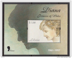 LOTE 1875-2 /// (C085) LIBERIA PRINCESA DIANA **MNH      ¡¡¡ OFERTA - LIQUIDATION - JE LIQUIDE !!! - Liberia