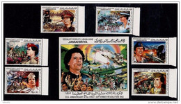 LOTE 1715   /// (C150) LIBIA 1982, ANIVERSARIO DE LA REVOLUCION YVERT: 1058/1063 + HB56 MNH** - Libyen