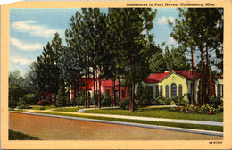 Mississippi Hattiesburg Residences In Park Haven 1945 Curteich - Hattiesburg