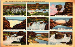 Idaho Snake River Gorge Snake River Views Curteich - Altri & Non Classificati