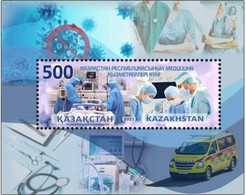Kazakhstan 2021. Block.COVID-19.Day Of The Medic. New!!! - Erste Hilfe