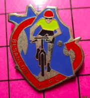 313H Pin's Pins / Beau Et Rare / THEME : SPORTS / CYCLISME CLUB CYCLISTE RC BESANCON - Cyclisme