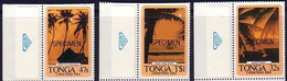 Tonga 1984 Christmas (carols) Specimen Set - Tonga (1970-...)
