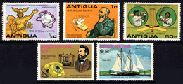 Antigua 1976.  Special Events. UPU, Telephone. Sailboat. MNH - Antigua Et Barbuda (1981-...)