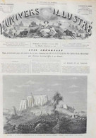 Algérie - La Colonne Expéditionnaire Du Général De Wimpfen Attaque L'oasis à D'Ain-Chair - Page Originale 1870 - Historische Dokumente