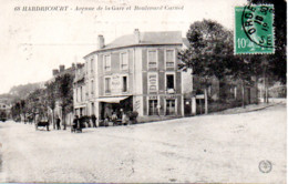 HARDRICOURT  AVENUE DE LA GARE ET BOULEVARD CARNOT - Hardricourt