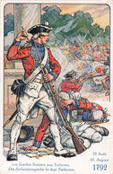 Schweizer Armee - Armée Suisse - La Garde Suisse Aux Tuileries - Die Schweizergarde In Den Tuilerien  Révolution 1792 - Andere & Zonder Classificatie