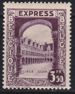 Belgium 1929 Express Stamp – Value 3.50 Fr, MH (*) Michel 268 - Ungebraucht