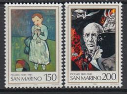 San Marino 1981 100th Anniversary Picasso Art Paintings Painting Artist Famous People Centenary Celebrations Stamps MNH - Altri