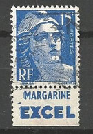 MARIANNE DE GANDON N° 886 Variéyée Encoche Dans Le Cadre Sud Ouest OBL - Gebraucht