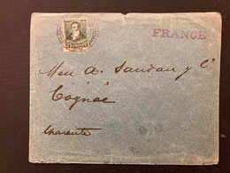 LETTRE Pour La FRANCE TP 2c OBL. JN 4 97 + Arrivée 27 JUIN 97 COGNAC CHARENTE - Cartas & Documentos