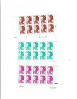 LIBERTE Delacroix 6 Blocs CD 2179/2181/2184/2185/2376/2486a Phosphore état Impeccable(278) - 1980-1989