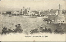 MARSEILLE , Le Fort St. Jean , Carte Précurseur - Vieux Port, Saint Victor, Le Panier
