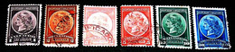 Argentina,1901, Freiheitskopf-Women Head. Michel # 25,26,27,27,28,29. - Oblitérés