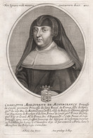 Charlotte Marguerite De Montmorancy... - Charlotte Marguerite De Montmorency (1594-1650) Portrait - Estampes & Gravures