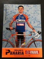 Alessandro Baronti - Panaria - 1996 - Carte / Card - Cyclists - Cyclisme - Ciclismo -wielrennen - Cyclisme