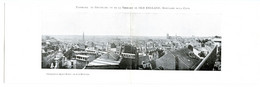 Panorama De Bruxelles, Vu De La Terrasse De Old England, Montagne De La Cour - Photogravure Agence Rossel - Panoramische Zichten, Meerdere Zichten