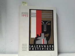 Salzburger Festspiele. Offizielles Programm 1993. 24. Juli-30. August 1993 - Theater & Tanz