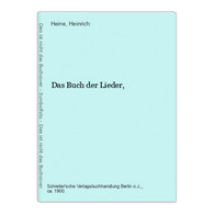 Das Buch Der Lieder, - Deutschsprachige Autoren