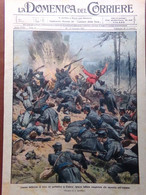 Copertina Domenica Corriere Nr. 2 Del 1915 WW1 Garibaldini In Francia Argonne - Guerra 1914-18