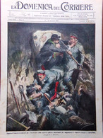 Copertina Domenica Corriere Nr. 3 Del 1915 WW1 Zappatori Tedeschi E Francesi - Guerra 1914-18