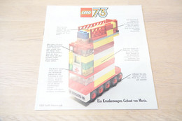 LEGO - CATALOG 1973 Large German (97520-Ty) - Original Lego 1973 - Vintage - - Catalogues