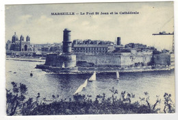 MARSEILLE - Le Fort Saint Jeane Et La Cathédrale - Vieux Port, Saint Victor, Le Panier