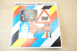 LEGO - CATALOG 1971 Large German Foldout - LEGO Sortiment (97220-Ty) - Original Lego 1971 - Vintage - - Catalogues