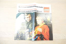 LEGO - CATALOG 1977 Large Technic Belgian 18.5cm X 18.5cm With Parchment Inlays (98815-B) - Original Lego 1977 - - Catalogues