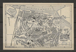 CARTE PLAN 1953 - PAYS BAS - NEDERLANDS - NIMEGUE - SOCIÉTÉ VEREENIGING - NOUVEAU PORT - Cartes Topographiques