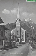 HERGISWIL → Dorfstrasse Bei Der Kirche Mit Pilatus Anno 1913 - Hergiswil