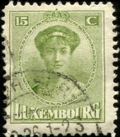 Pays : 286,04 (Luxembourg)  Yvert Et Tellier N° :   152 (o) - 1921-27 Charlotte De Face