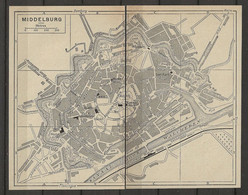 CARTE PLAN 1953 - PAYS BAS - NEDERLANDS - MIDDELBURG - Cartes Topographiques