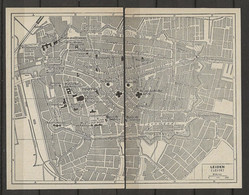 CARTE PLAN 1953 - PAYS BAS - NEDERLANDS - LEIDEN - LEYDE - Cartes Topographiques