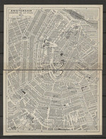 CARTE PLAN 1953 - PAYS BAS - NEDERLANDS - AMSTERDAM CENTRE CENTRUM - Cartes Topographiques