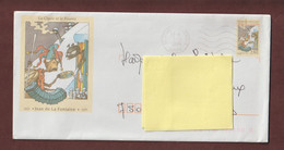 2958 De 1995 - PAP - Oblitéré - N° Dos : 859 Lot 313/001 - Repiquage  Jean DE LA FONTAINE - Scannes Face & Dos - Bigewerkte Envelop  (voor 1995)