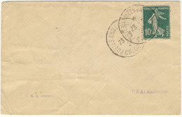 FRANCE / Occupation En Allemagne - 1924 TàD "POSTE AUX ARMÉES ENTREPÔT / COLOGNE" Sur Yv.159 Sur LSC (non Voyagé) - Military Postmarks From 1900 (out Of Wars Periods)