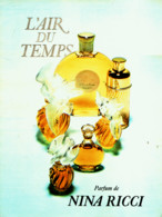 PUB PARFUM   ( L 'AIR DU TEMPS ) De " NINA RICCI "  1971  ( 20 ) - Non Classificati