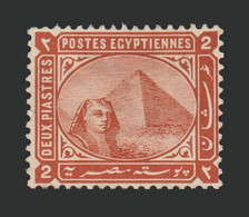 Egypt - 1879 - Rare - ( De La Rue - 2p - Orange Brown ) - MH* - As Scan - High C.V. - 1866-1914 Khedivato De Egipto