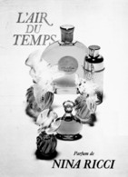 PUB PARFUM   ( L 'AIR DU TEMPS ) De " NINA RICCI "  1971  ( 21 ) - Zonder Classificatie