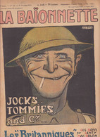 Gus BOFA Revue La Baïonnette WWI Guerre War Satirique Caricature  N° 123 De 1917 Genty Mac Orlan - 1900 - 1949