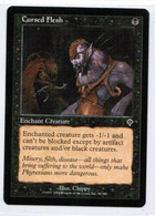 MAGIC The GATHERING  "Cursed Flesh"---INVASION (MTG--132-7) - Autres & Non Classés